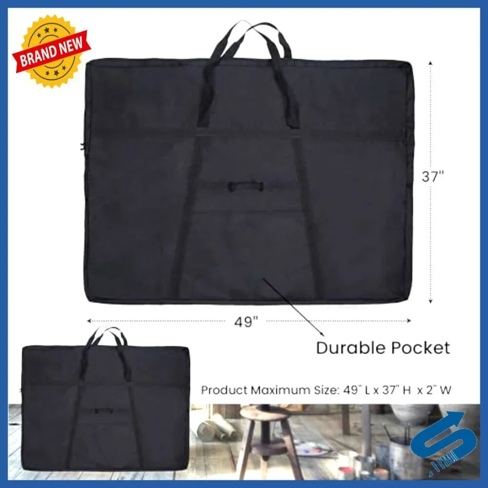 Oversized Waterproof Art Portfolio Tote Bag Lightweight Durable Storage Case